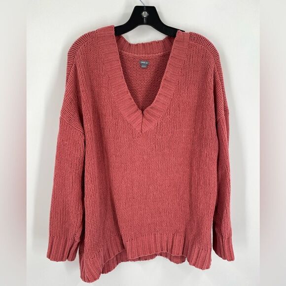 Aerie Women’s V Neck Oversized Thick Knit Sweater size S - Picture 1 of 3